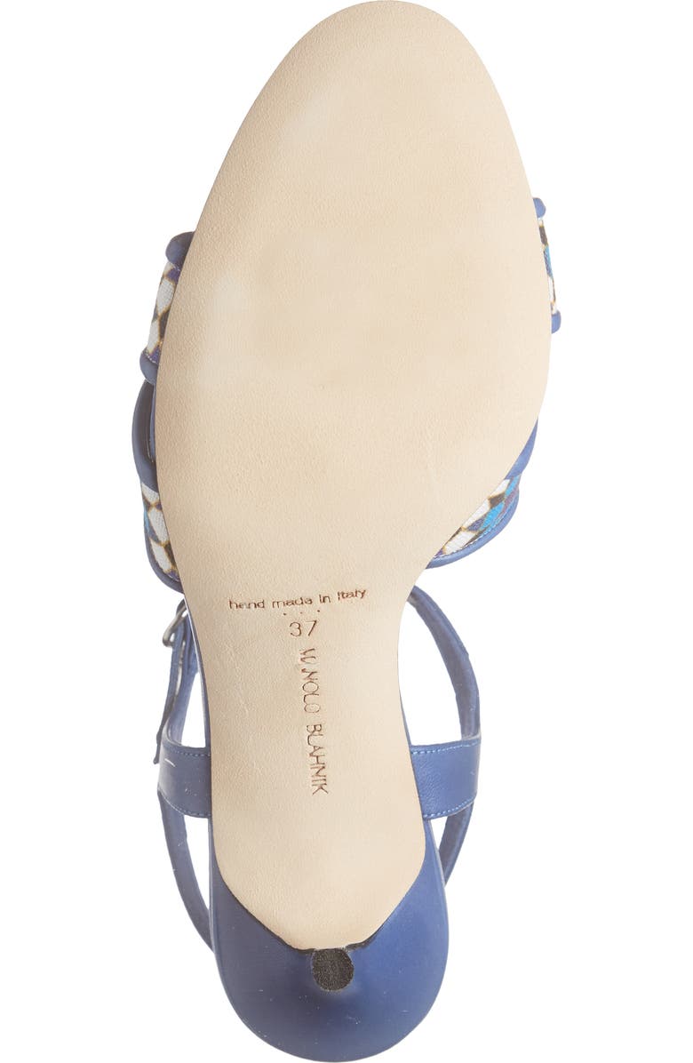 Manolo Blahnik Talitha Crisscross Sandal, Alternate, color,