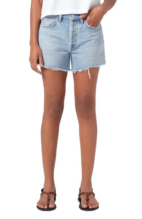 Agolde Womens Organic Cotton Light Wash Denim Skirt In Replica