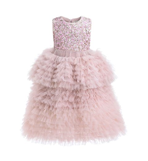 Sparkle Tiered Tulle Dress (Toddler, Little Kid & Big Kid)