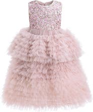 Tulleen Sparkle Tiered Tulle Dress