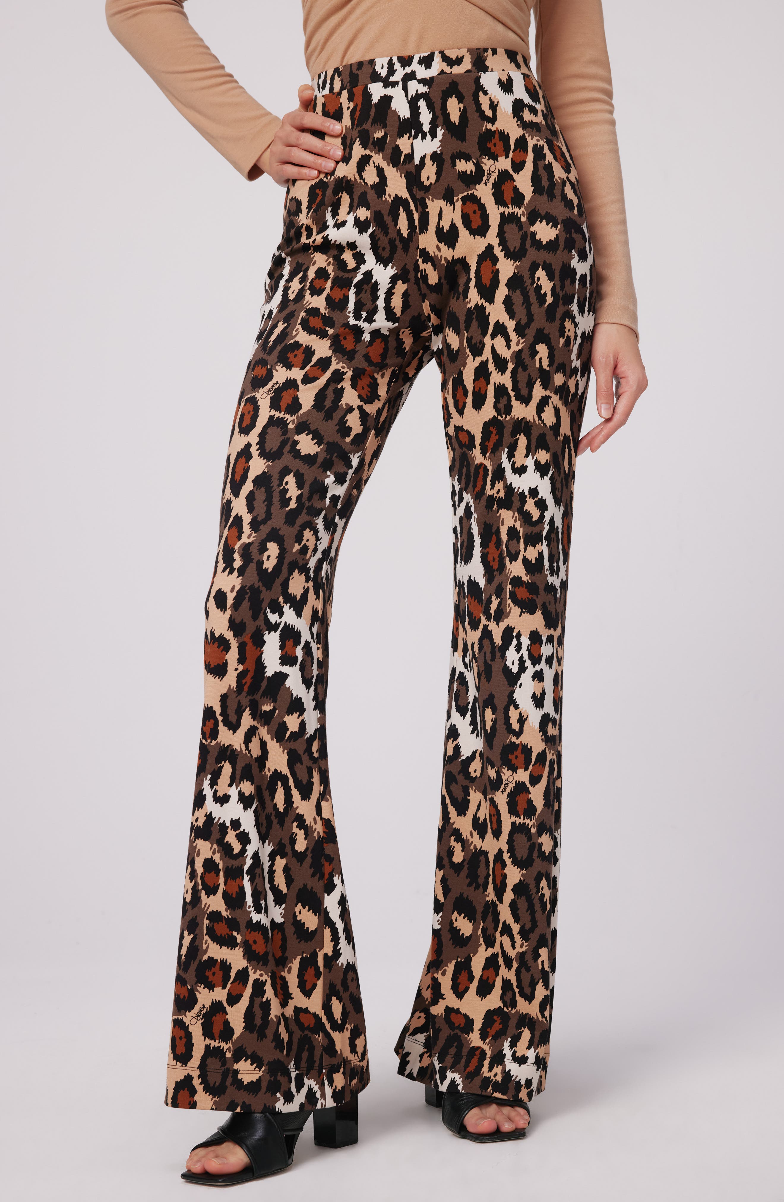 Brooklyn Leopard Print Knit Pants