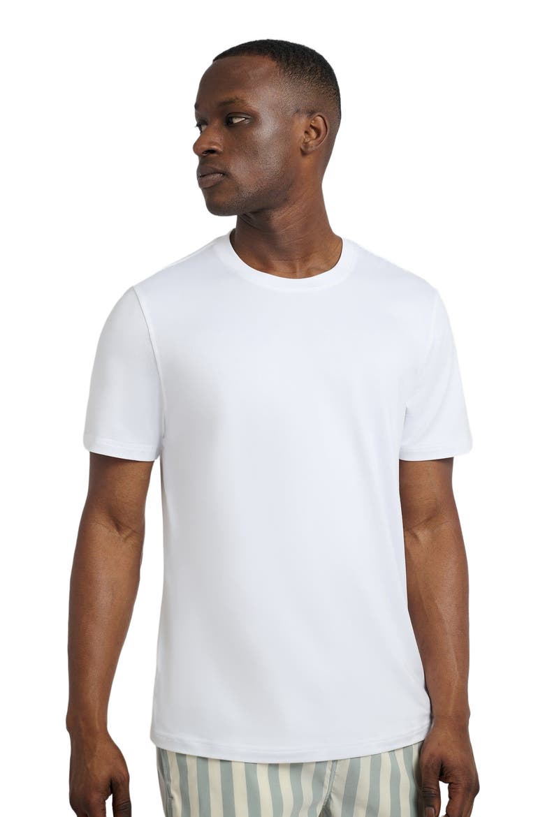 Men's Short Sleeve Sun Tee, Main, color, WHITE
