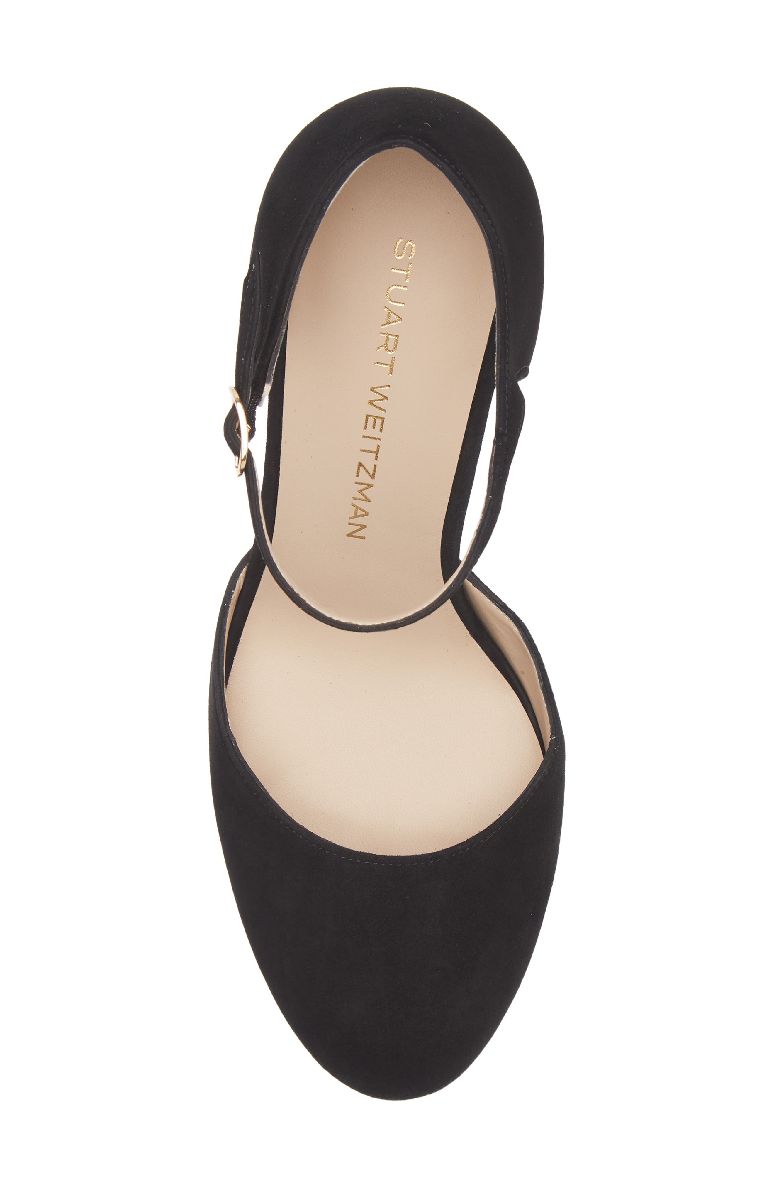 Stuart Weitzman Babette Platform Pump, Alternate, color, Black