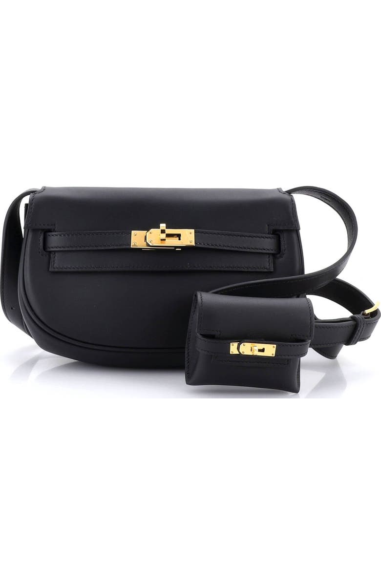Pre-Owned Hermes Kelly Moove Bag Swift, Main, color, Noir