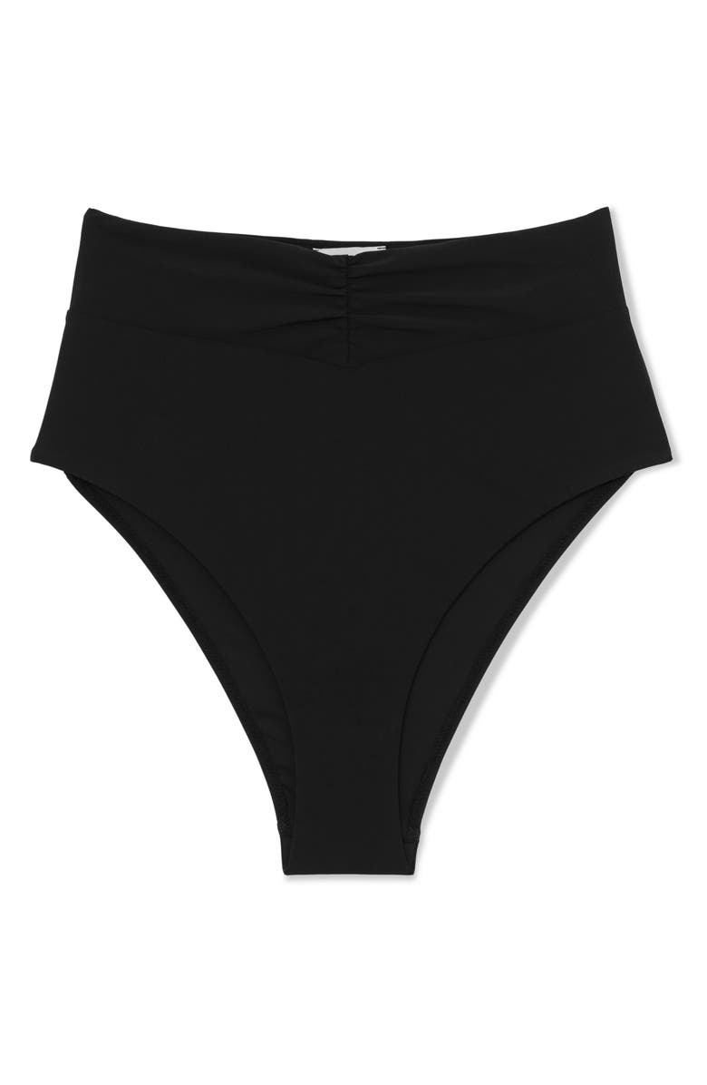 Reiss Maisie High Waist Bikini Bottoms, Alternate, color, 