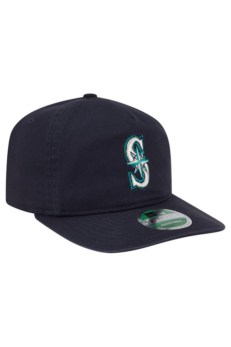 Men's New Era  Navy Seattle Mariners Team 19TWENTY Adjustable Hat, Alternate, color, Navy
