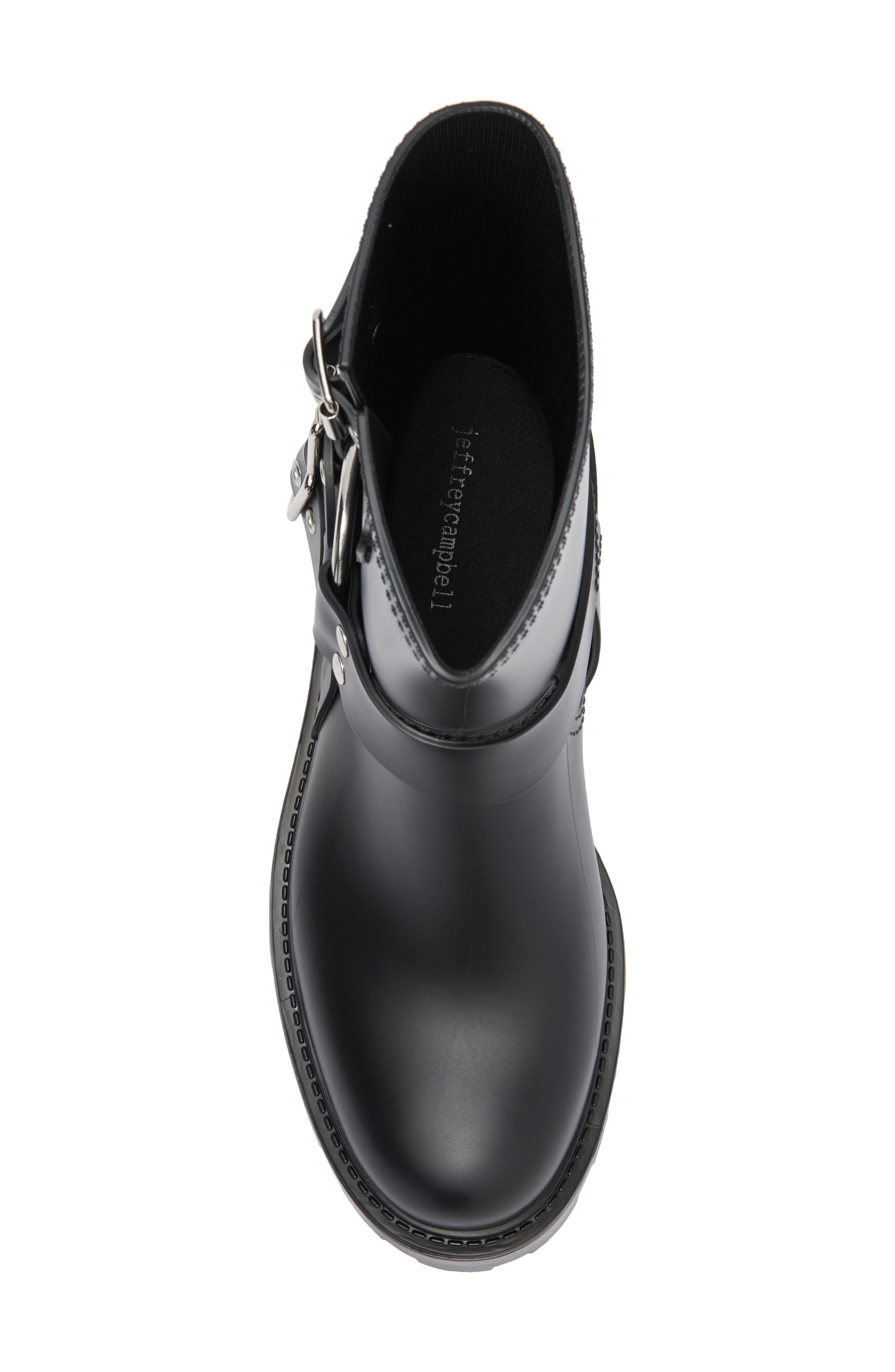 Jeffrey Campbell Dripz Moto Rain Boot, Alternate, color, 