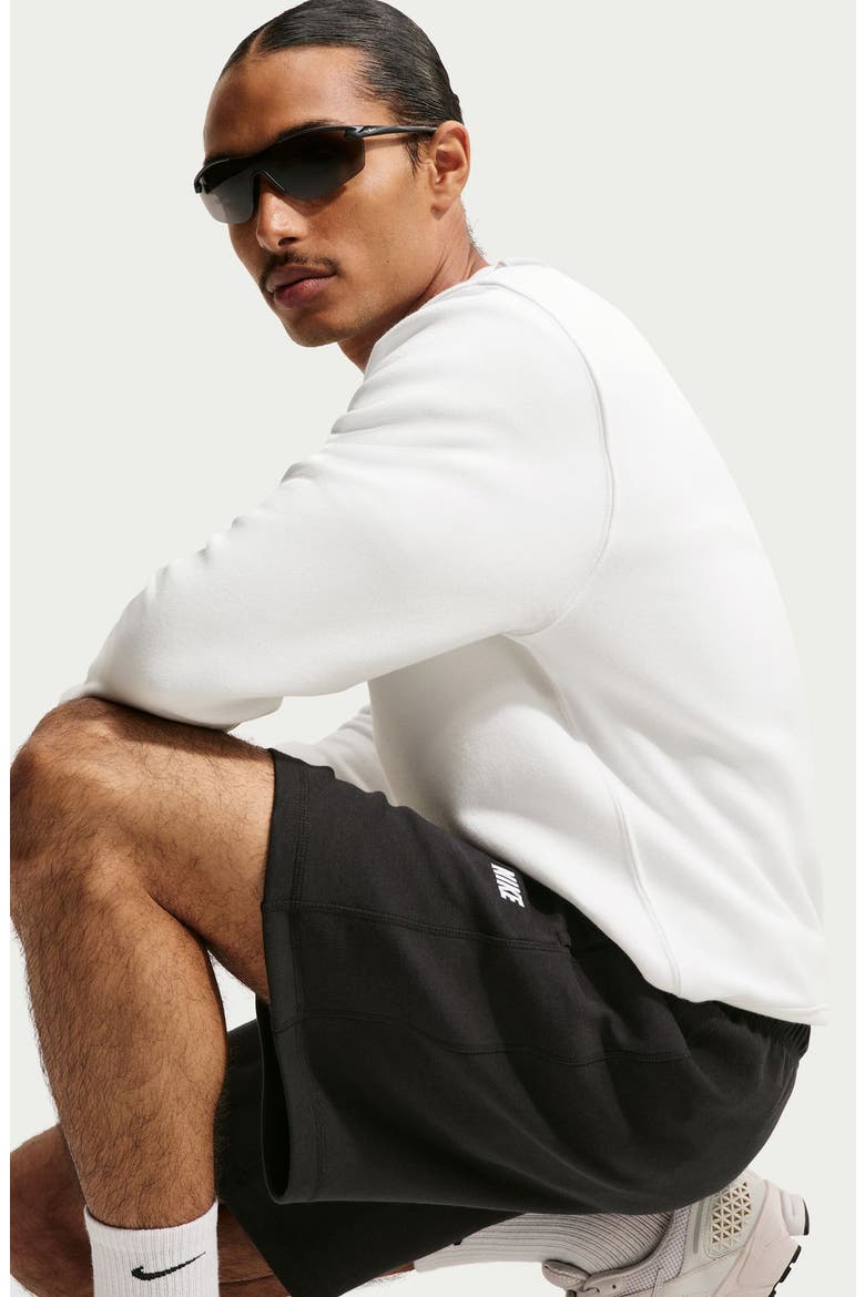 Club Varsity Shorts, Alternate, color, BLACK/ BLACK/ WHITE