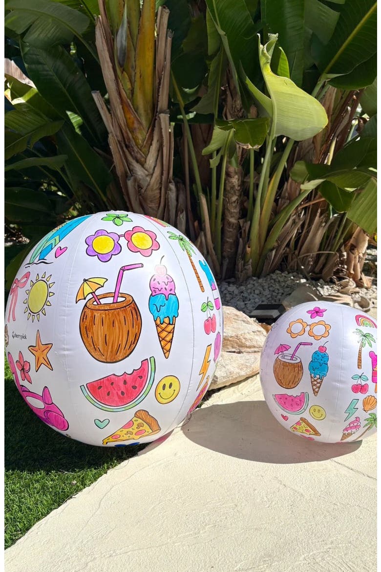 Design Your Own Beach Ball Kit, Alternate, color, White