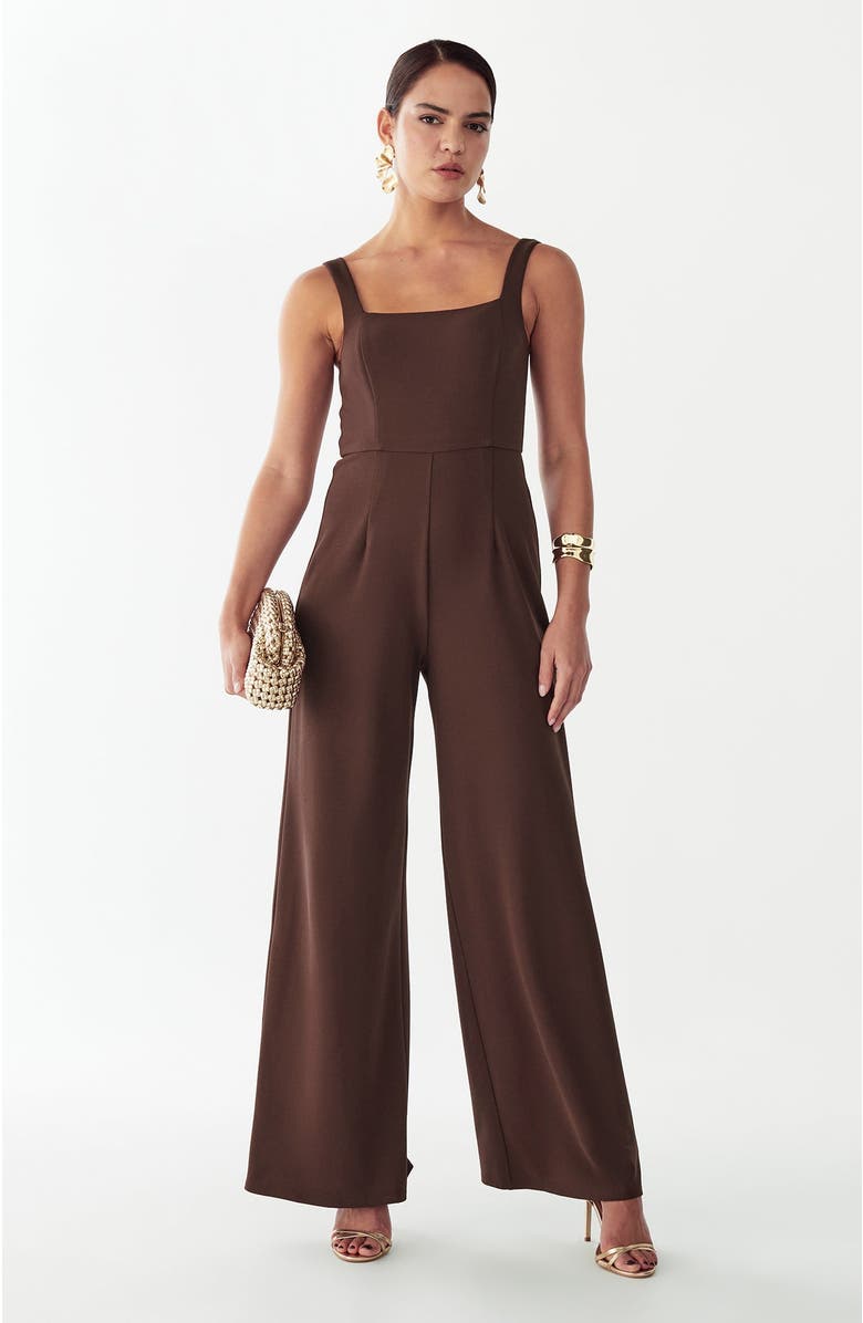 ST MRLO Anika Jumpsuit, Alternate, color, Chocolate