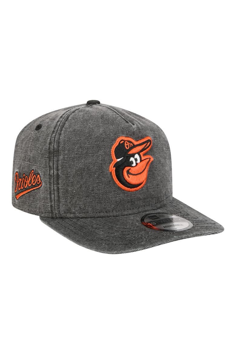 Men's New Era  Black Baltimore Orioles  Denim Classic 19TWENTY Adjustable Hat, Alternate, color, Black