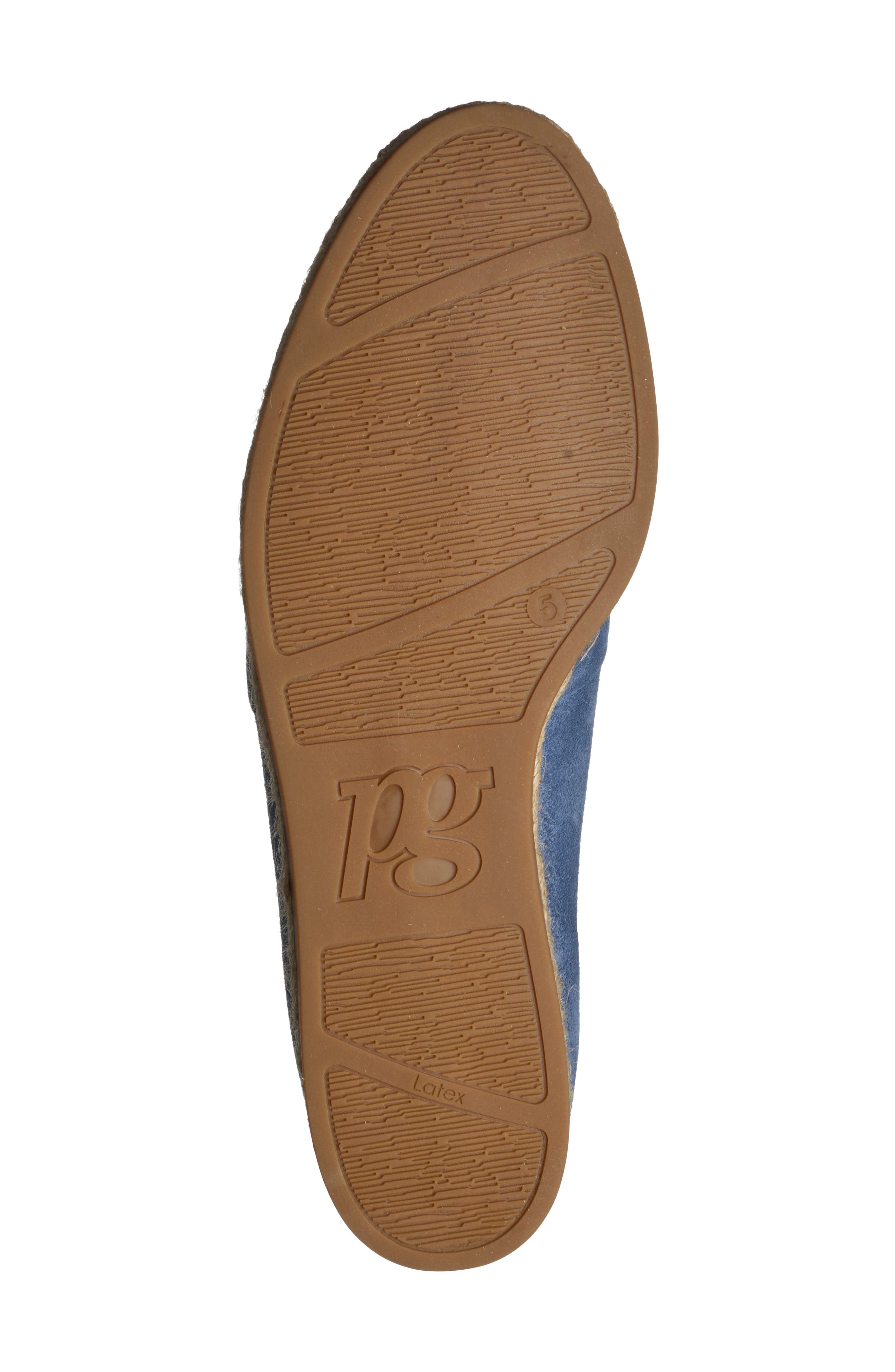 Platform Skimmer Flat, Alternate, color, LAKE SOFT SUEDE
