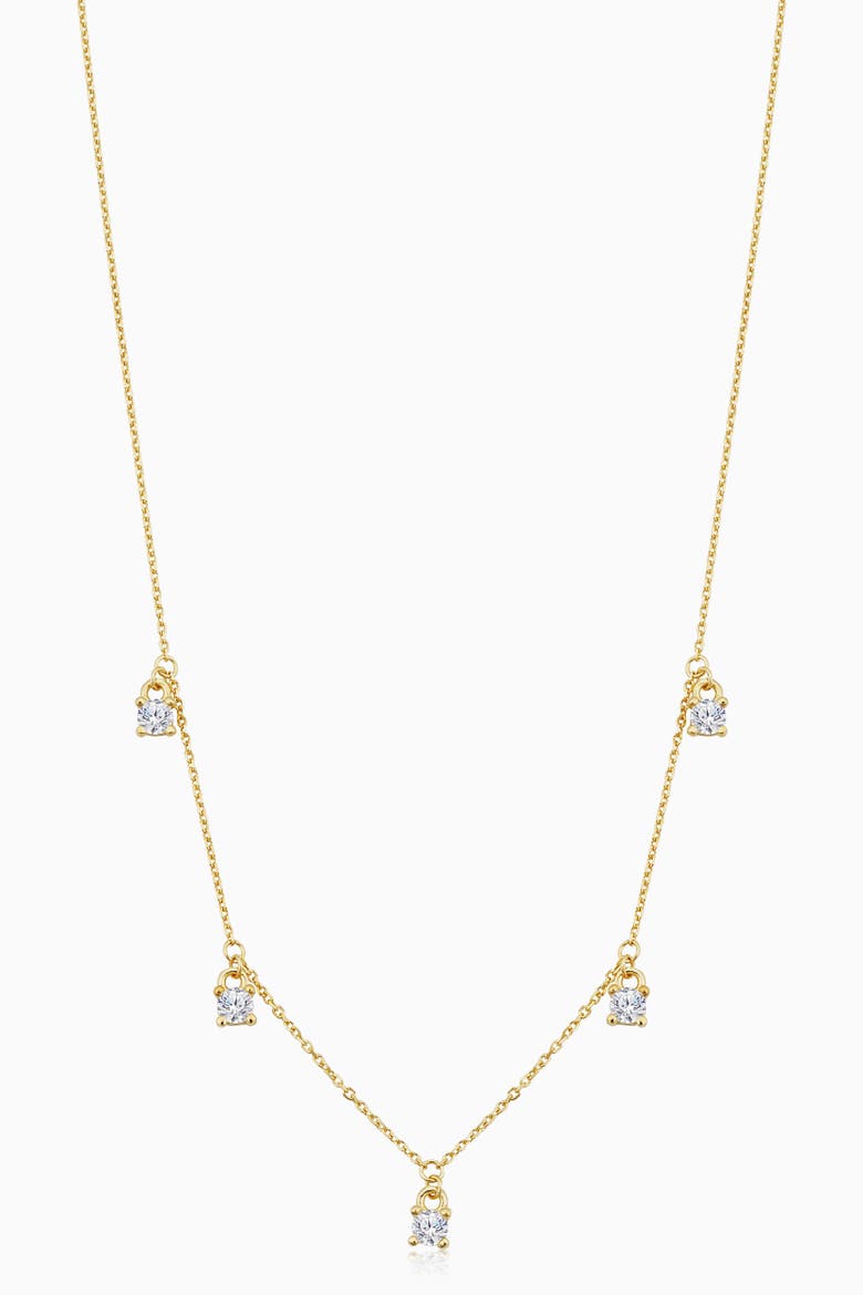 14K Yellow Gold Seeing Sparks Hanging Necklace, Main, color, Yellow Gold