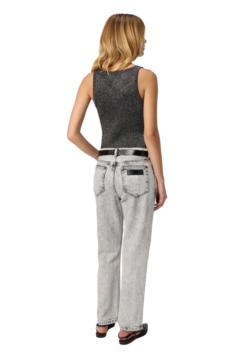 Missoni Tank Top In Viscose And Lamé Blend, Alternate, color, Silver