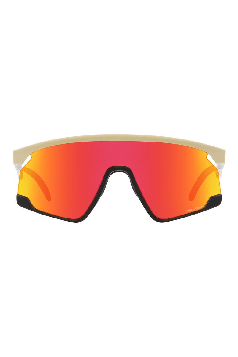BXTR 39mm Prizm™ Wrap Shield Sunglasses, Main, color, RUBY