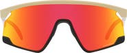 Oakley BXTR 39mm Prizm™ Wrap Shield Sunglasses
