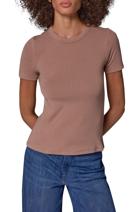 Rib Crewneck Tee