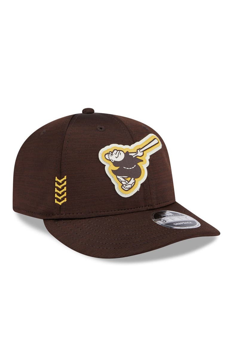 New Era Men's New Era Brown San Diego Padres 2024 Clubhouse Low Profile 59FIFTY Snapback Hat, Alternate, color, 