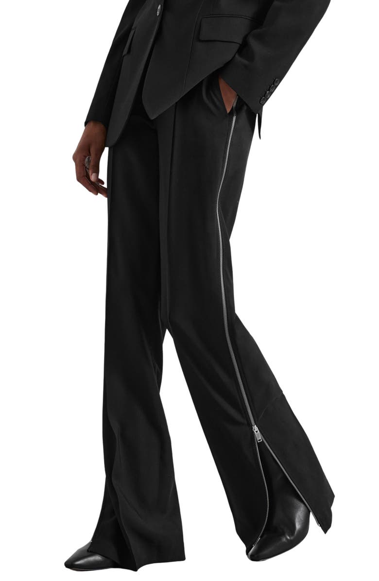 Reiss Atelier Audrey Wool Flare Pants, Alternate, color, 