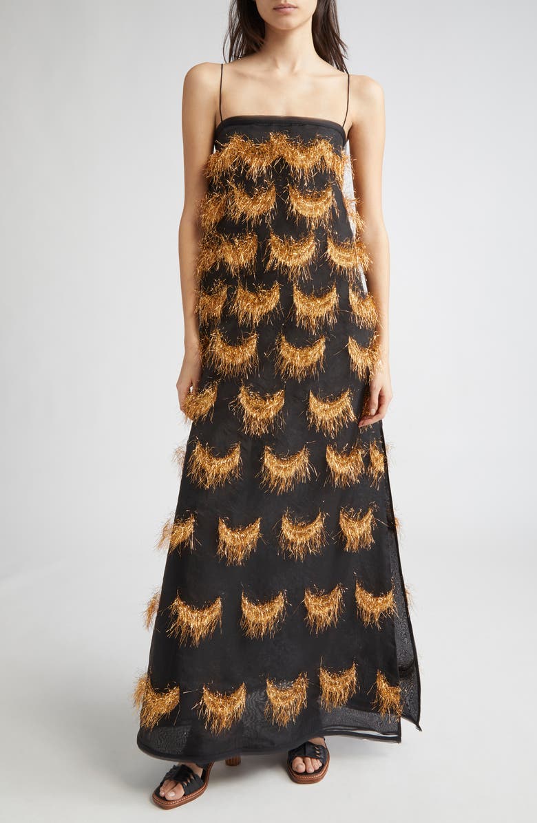 Ulla Johnson Orianne Maxi Dress, Main, color, Celeste