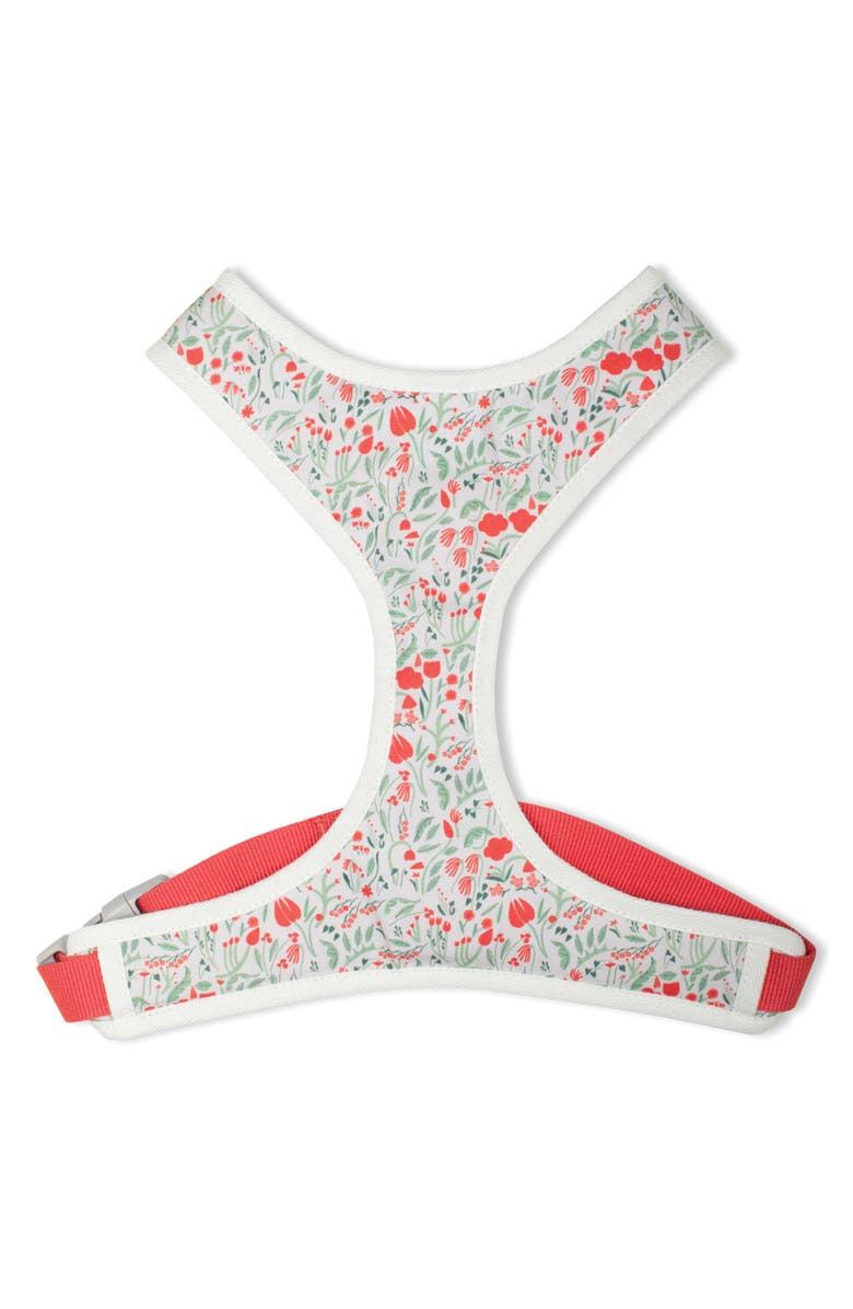 Fringe Studio Ditsy Floral Large Dog Harness, Main, color, Green