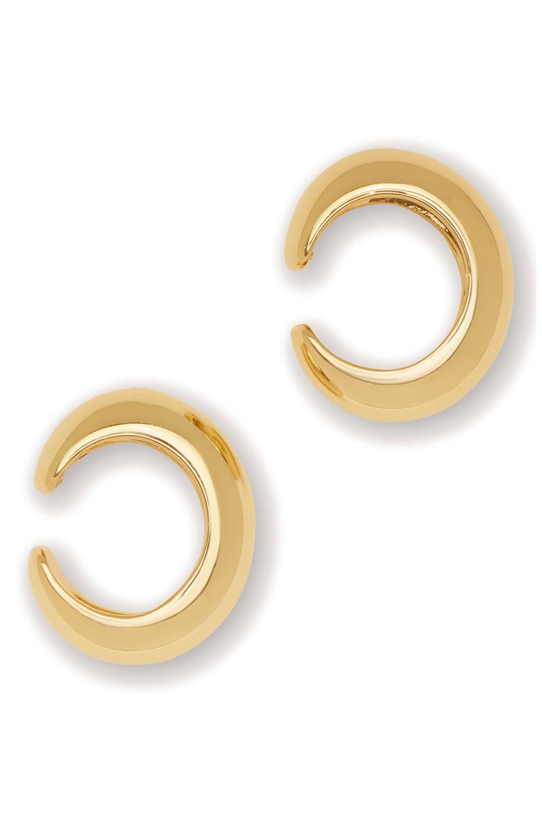 Lunette Ear Cuffs, Main, color, GOLD