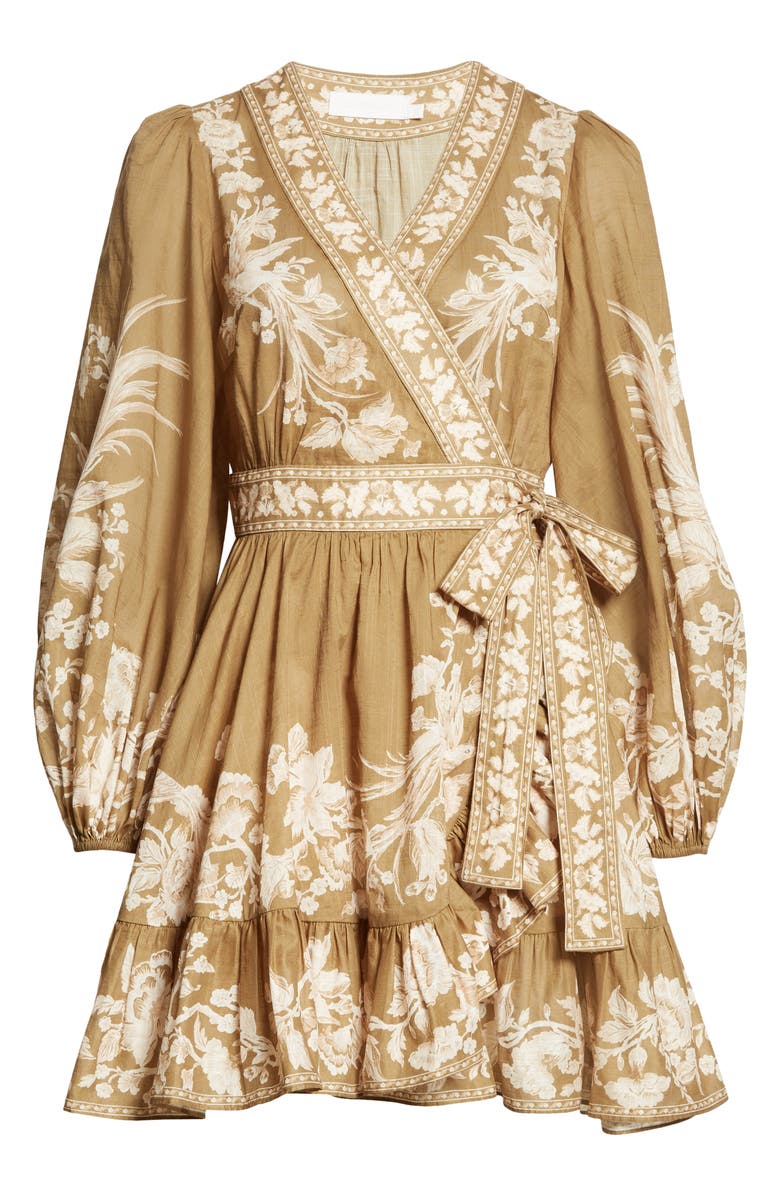Zimmermann Anneke Wrap Dress, Alternate, color,