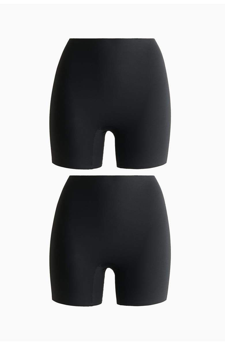 H&M 2-pack bike shorts, Alternate, color, Black