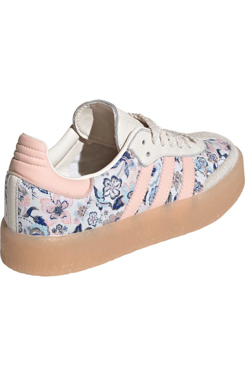 adidas Kids' Samba Sneaker, Alternate, color, Off White/ Blush Pink/ Gum 3