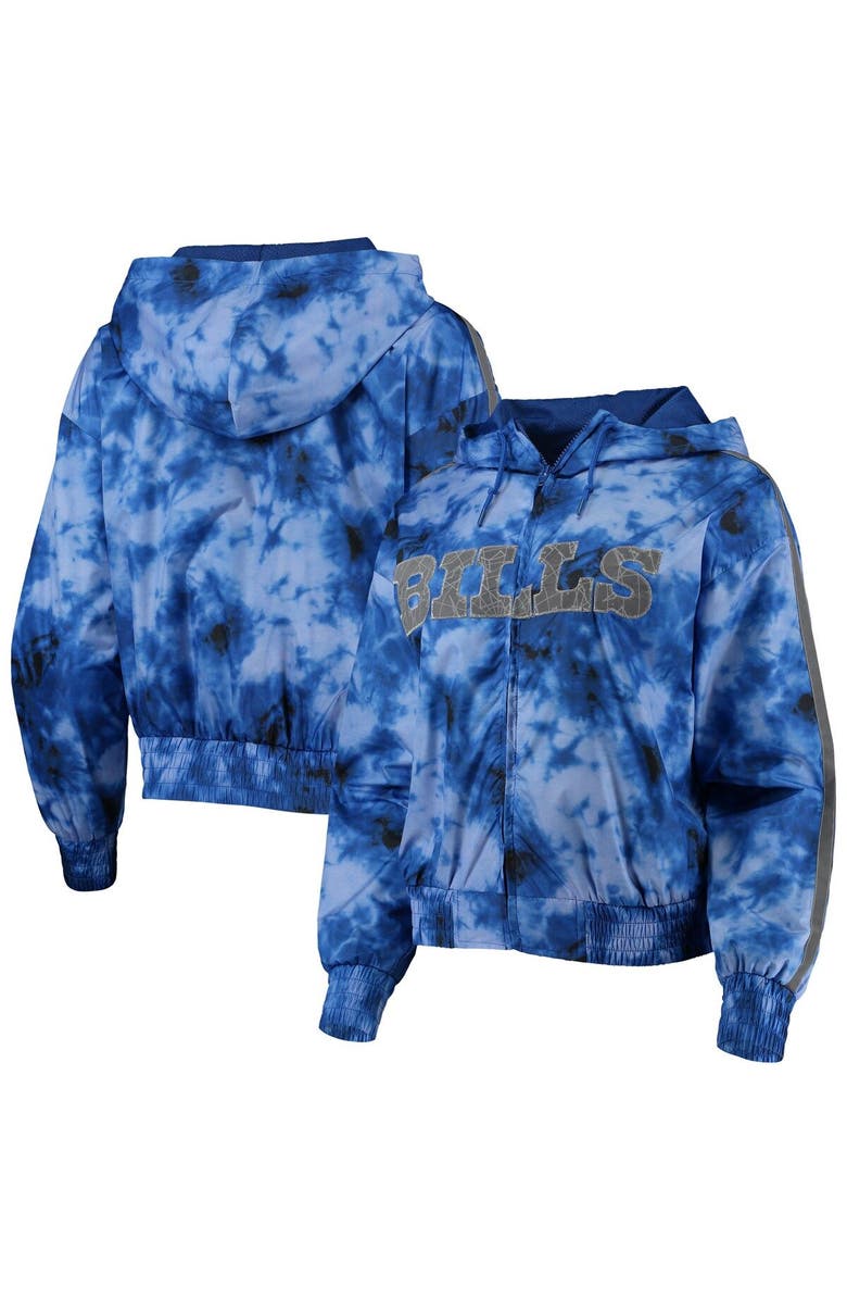 Mitchell & Ness Women's Mitchell & Ness Royal Buffalo Bills Galaxy Full-Zip Windbreaker Hoodie Jacket, Main, color, Royal