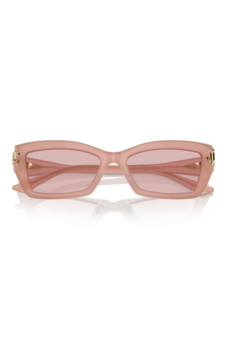 55mm Cat Eye Sunglasses, Alternate, color, OPAL PINK