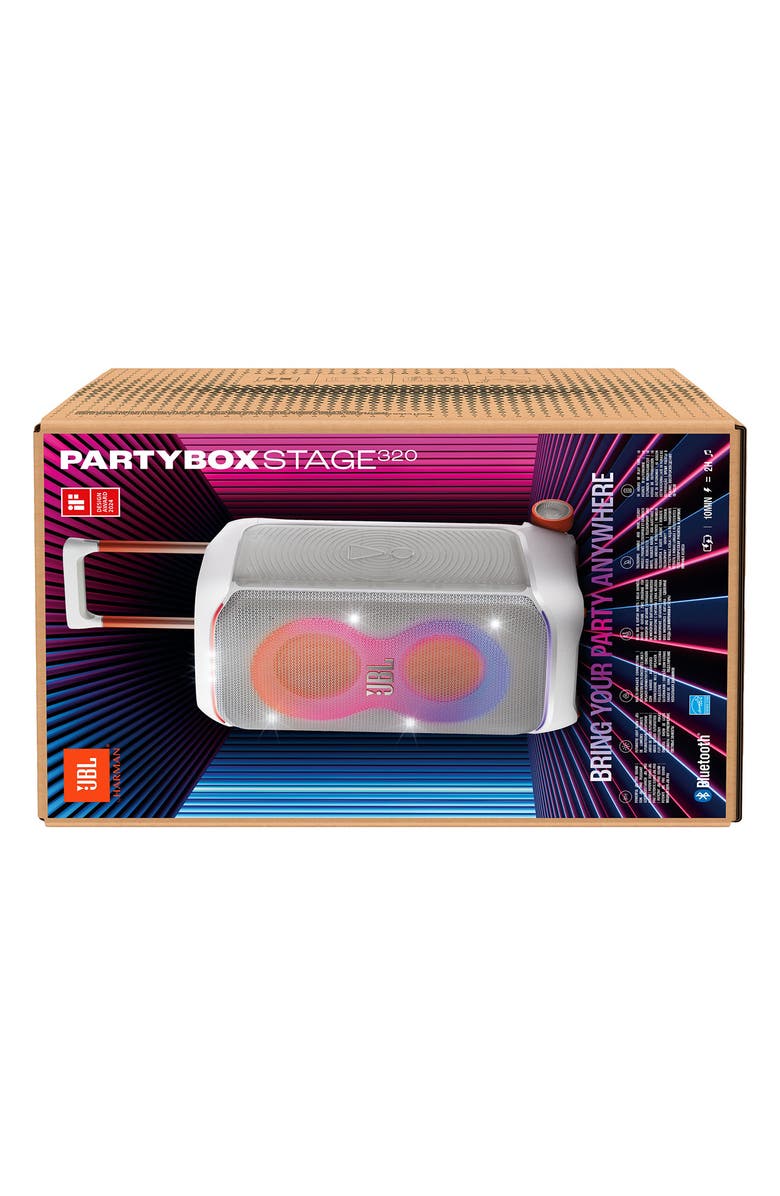 JBL PartyBox Stage 320 Speaker, Alternate, color, White
