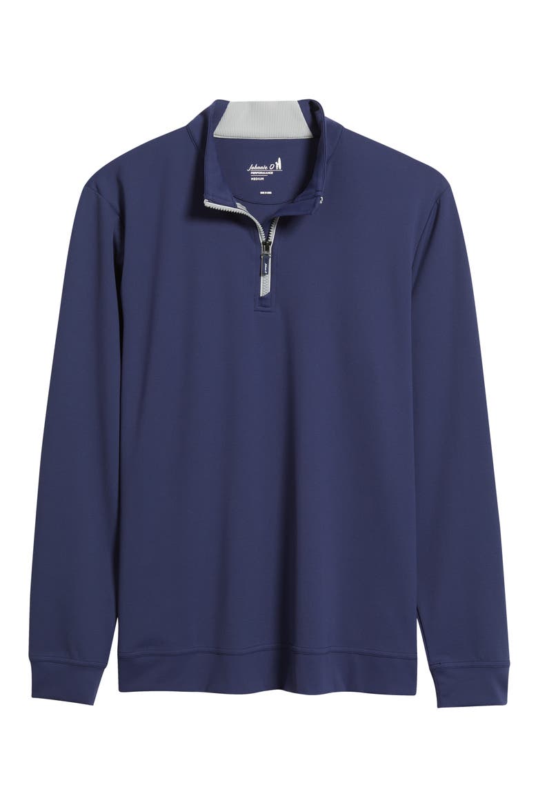 Quarter Zip Pullover, Alternate, color, NAVY