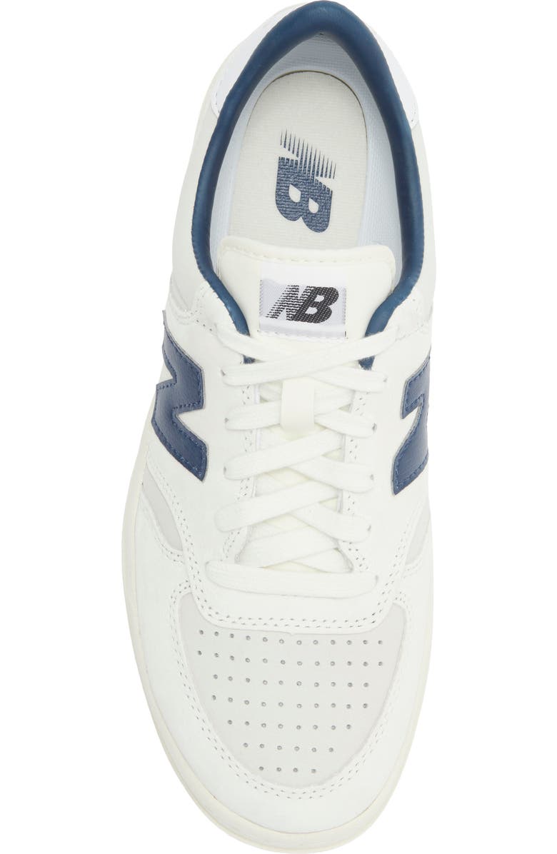 New Balance Gender Inclusive T500 Tennis Sneaker, Alternate, color, Reflection/Nb Navy