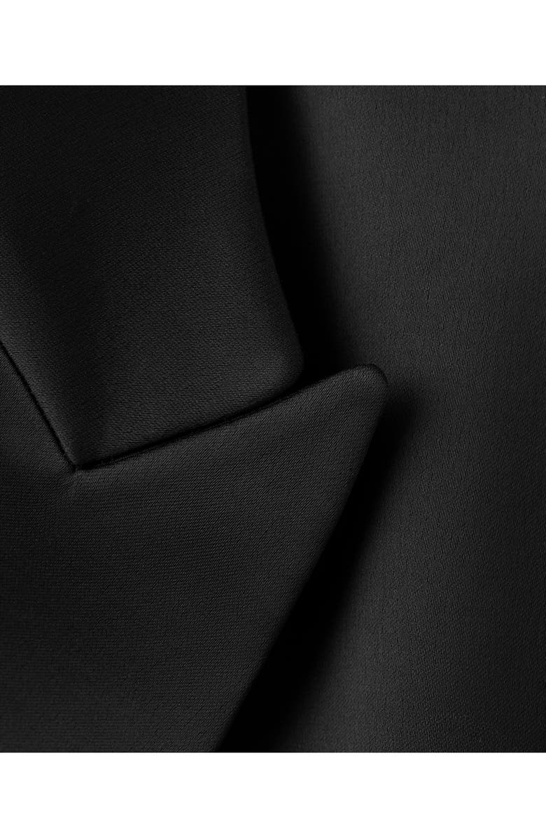 MANGO Satin Suit Blazer, Alternate, color,