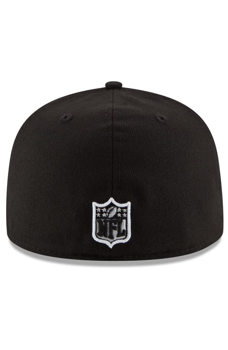 New Era Men's New Era Black Philadelphia Eagles Super Bowl LIX Champions Side Patch 59FIFTY Fitted Hat, Alternate, color, 