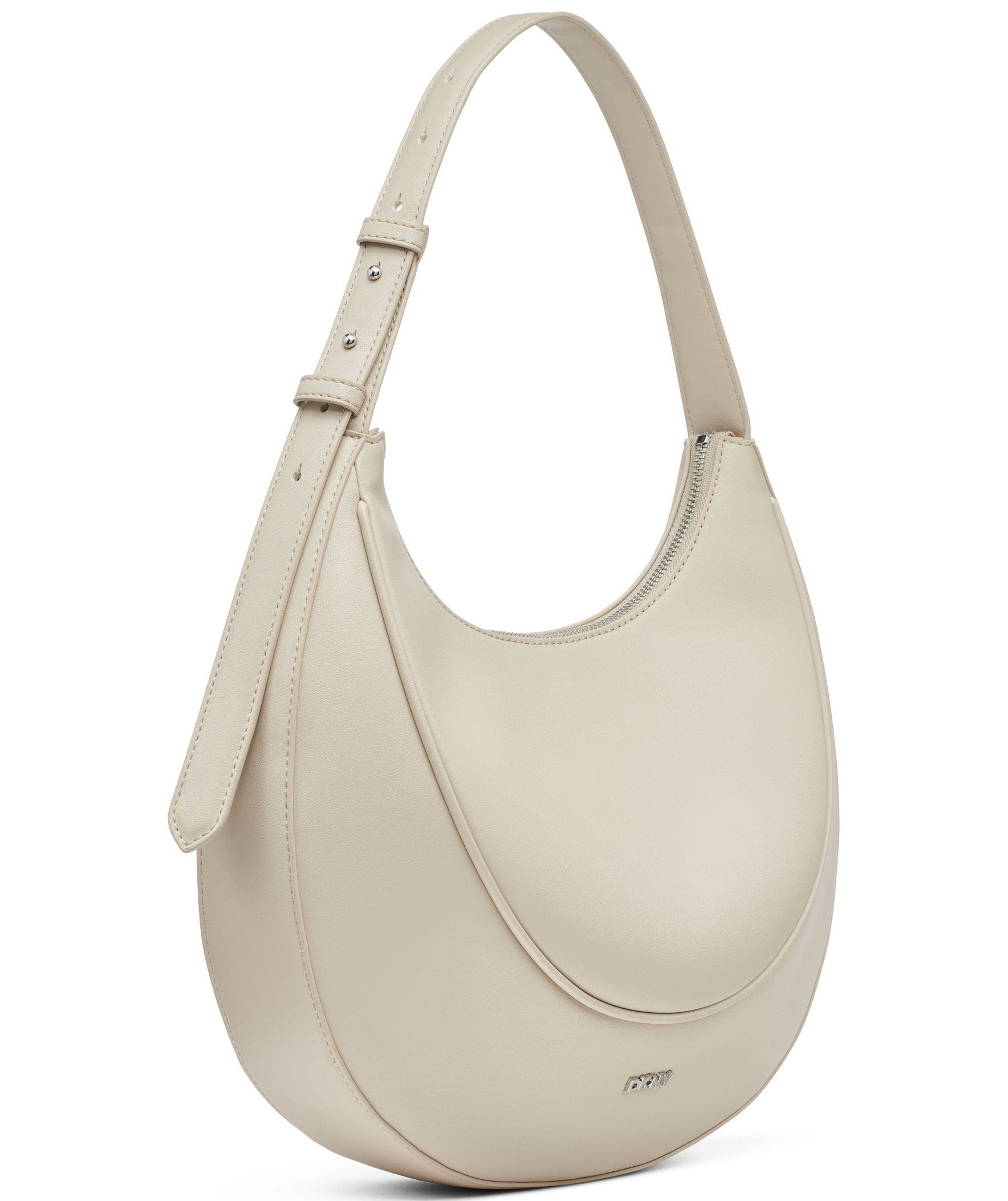 DKNY Sadie Shoulder Bag, Alternate, color, Light Taupe/Black