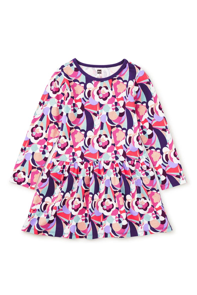 Long Sleeve Pocket Dress, Alternate, color, Bala Floral