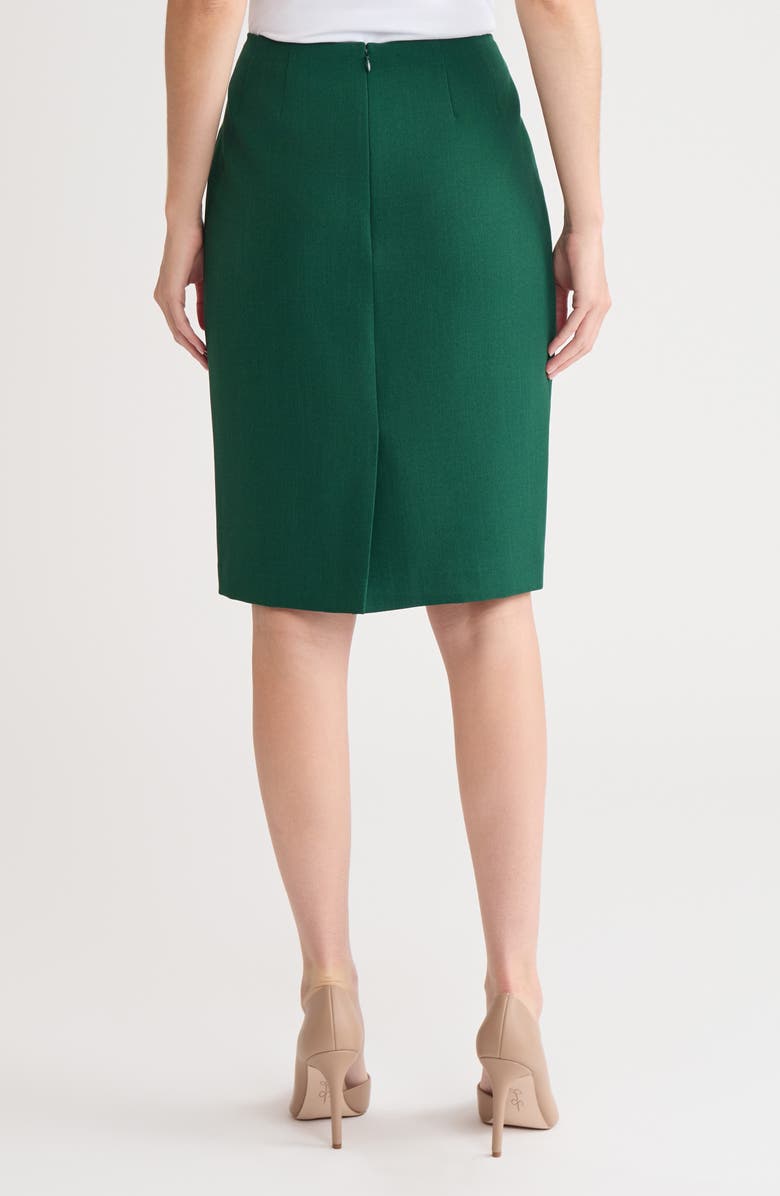 KASPER Slim Skirt, Alternate, color, Evergreen