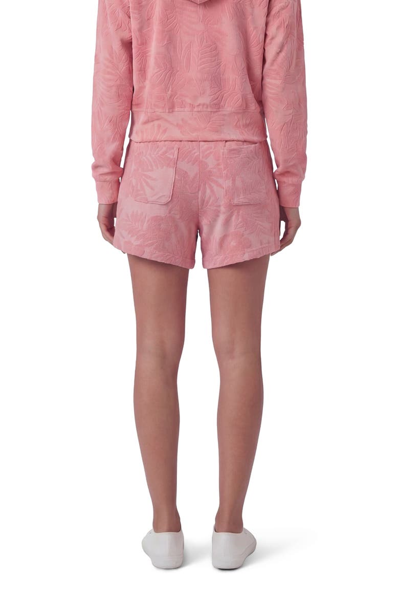 Womens Drawstring Terry Toweling Short, Alternate, color, CORAL