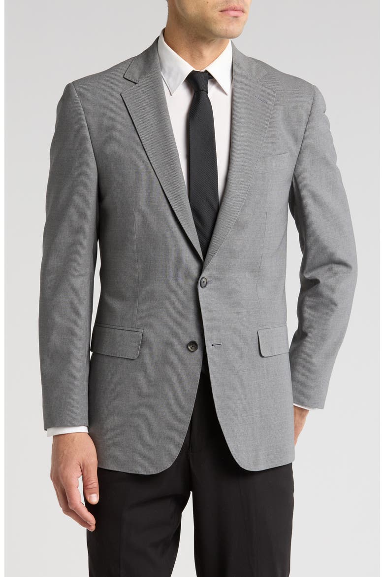 Classic Fit Performance Wool Blend Sport Coat, Main, color, GRAY PS