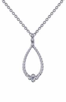 Lafonn Teardrop Pendant Necklace