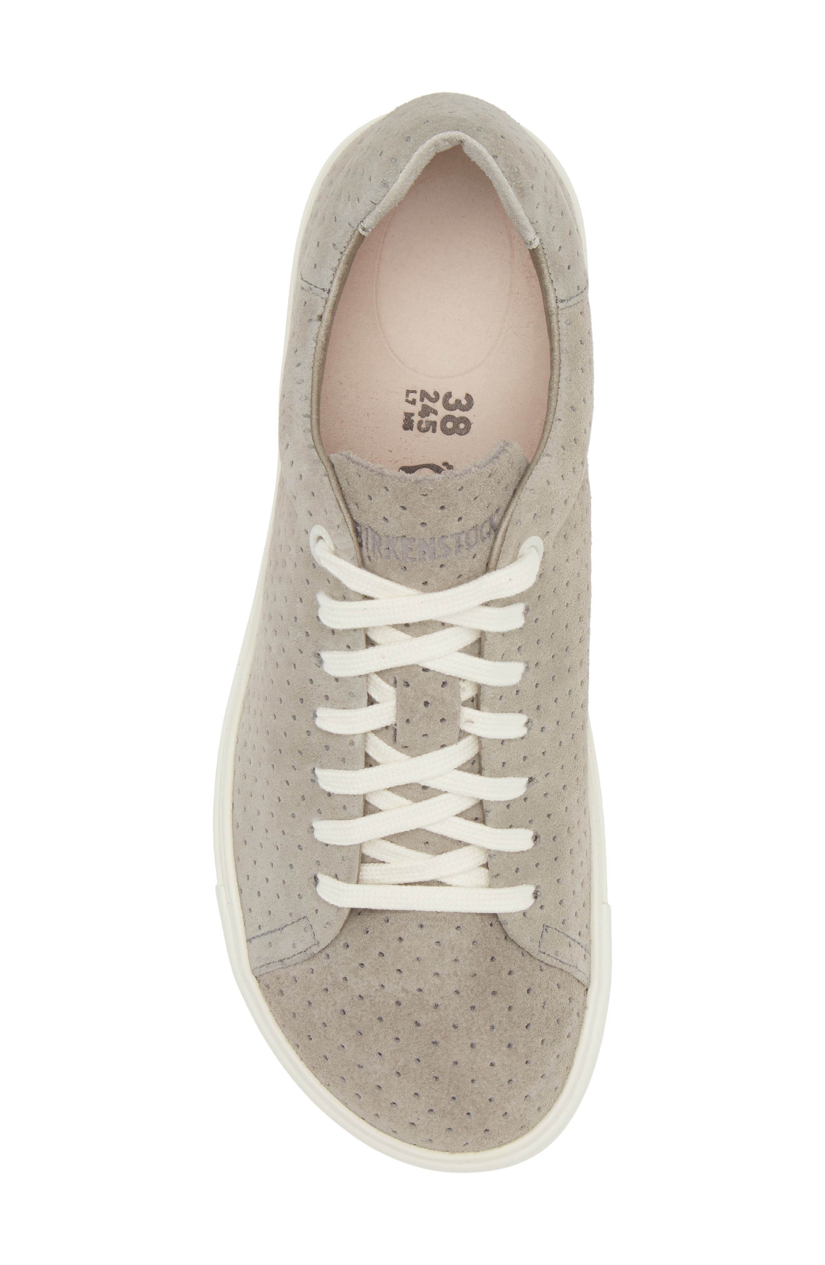 Birkenstock Bend Pin Dot Sneaker, Alternate, color, Gray