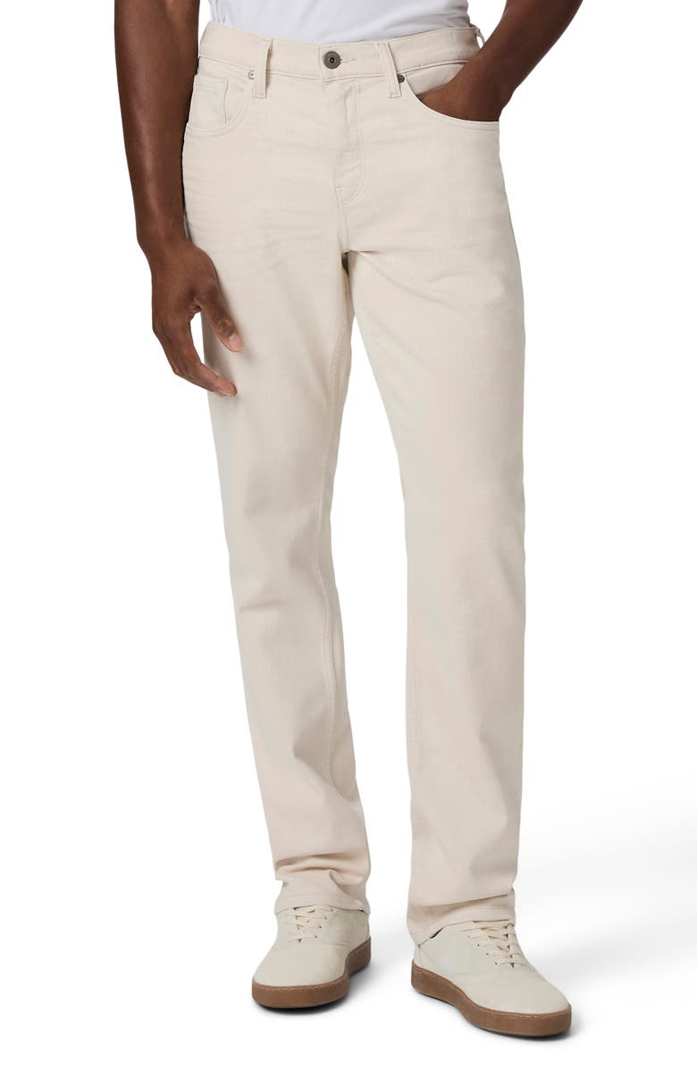 PAIGE Federal Transcend Slim Straight Leg Jeans, Main, color, Ivory