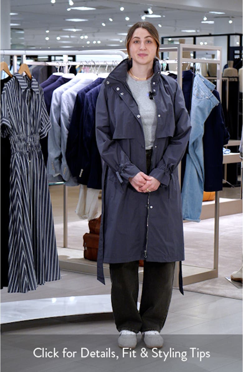 Cotton Blend Trench Coat, sales video thumbnail