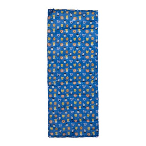 Childrens/kids Animal Print 2 Season Sleeping Bag