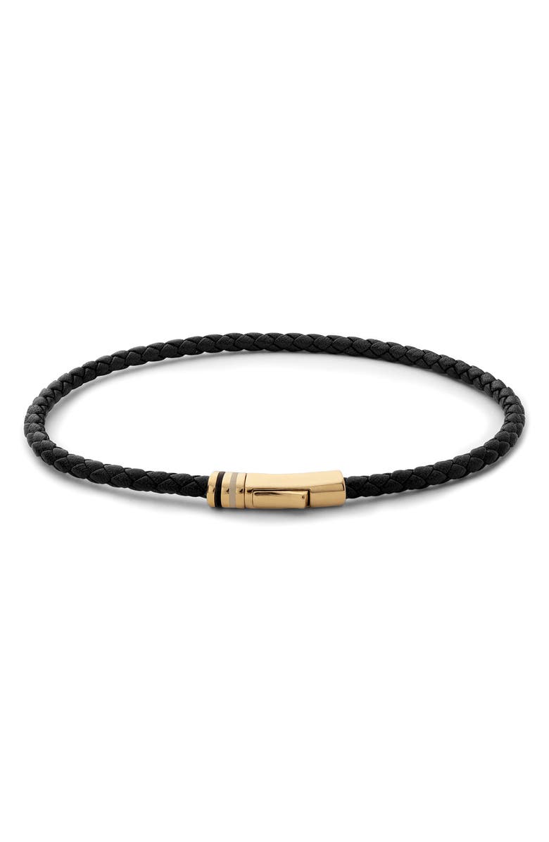 Miansai Juno Braided Leather Rope Bracelet, Main, color, 