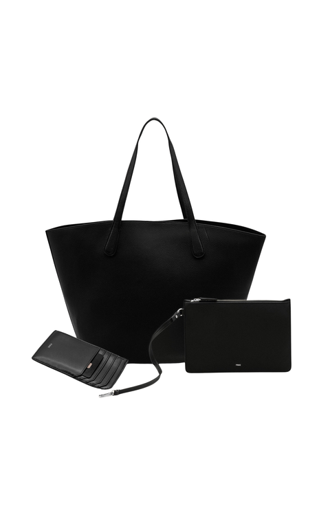 Sienna Leather Tote and Albee Leather Card Holder Bundle