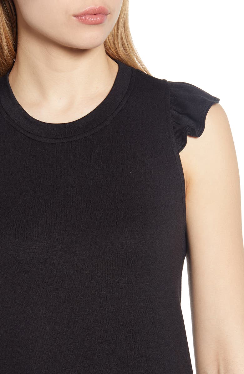 GIBSONLOOK Gibson x Hi Sugarplum! Laguna Soft Jersey Ruffle Back T-Shirt Dress, Alternate, color, 