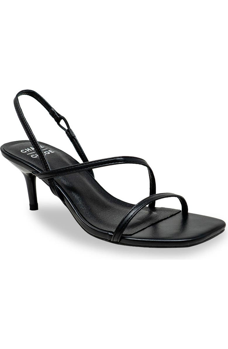 CHASE AND CHLOE Nailee Kitten Heel Sandal, Main, color,